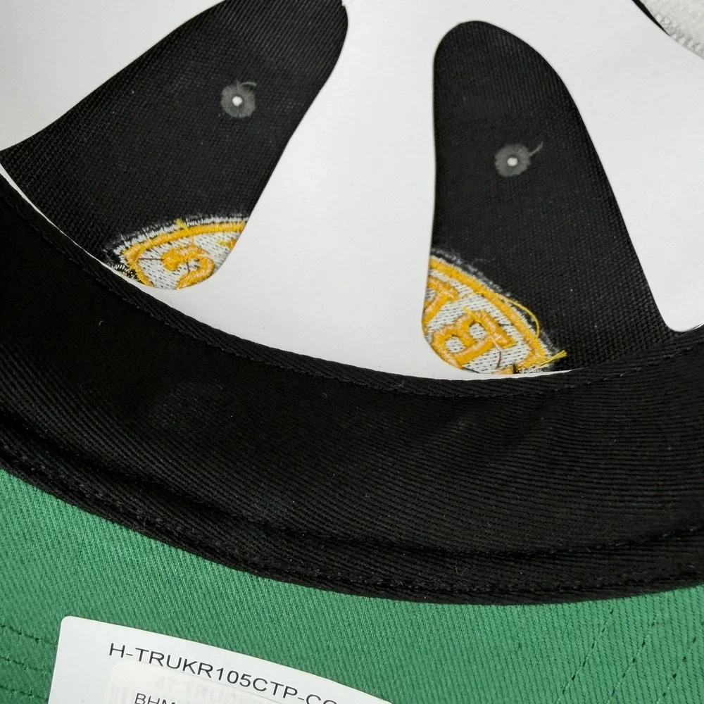 Boston Bruins Hat Cap Snap Back Mens One Size Gray NHL Hockey 47 Trucker